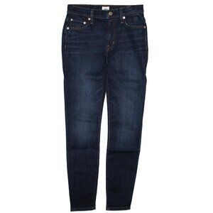 Edwin Pixie Denim Jean 9" Mid Rise Ankle Skinny Dark Blue Size 24